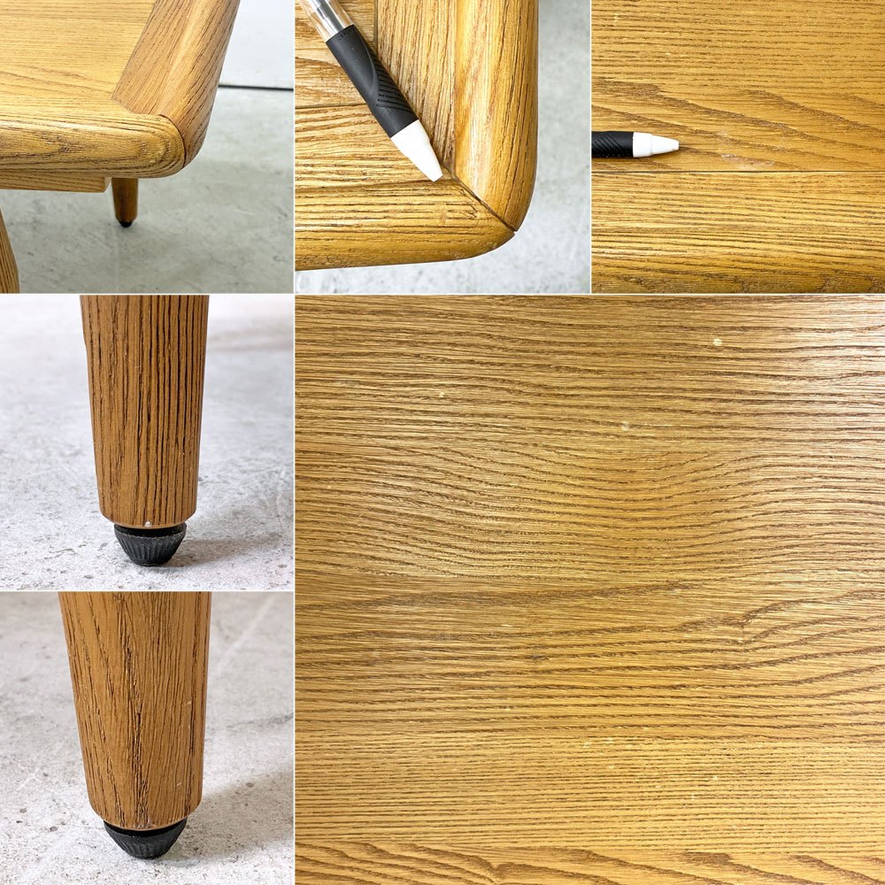 ジャーナルスタンダードファニチャー j.s.F アビー ABBEY コーヒーテーブル COFFEE TABLE アッシュ材 W130cm 廃番 ●