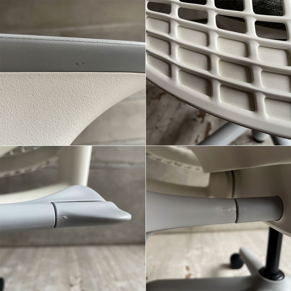 ハーマンミラー HermanMiller セイルチェア SAYL Chair デスクチェア オフィスチェア アジャスタブルアーム ホワイト イヴ・ベアール 2025年製 ♪