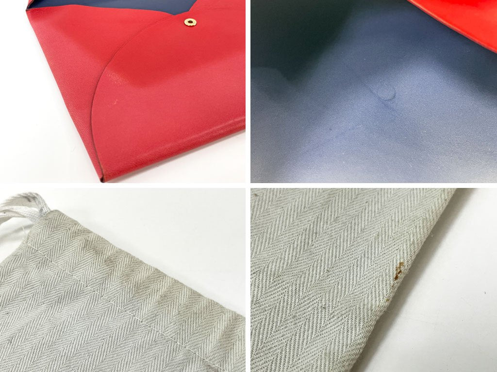 ロエベ LOEWE オリガミポーチ ORIGAMI POUCH クラッチバッグ ジョナサン・アンダーソン 袋付き ●