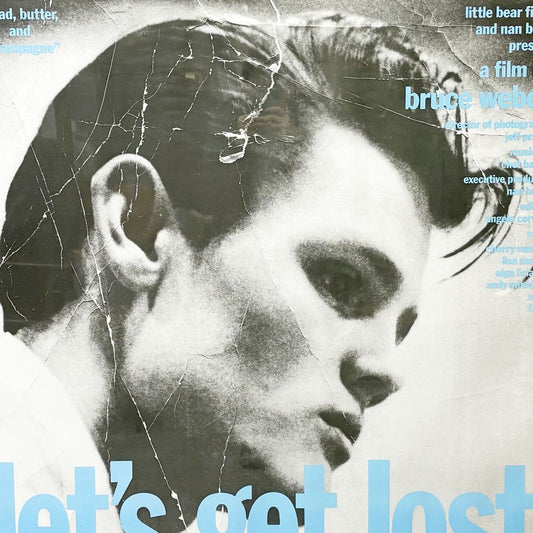 映画 Let’s Get Lost チェットベイカー オリジナルポスター 額装品 ブルース・ウェーバー ジャズ ●