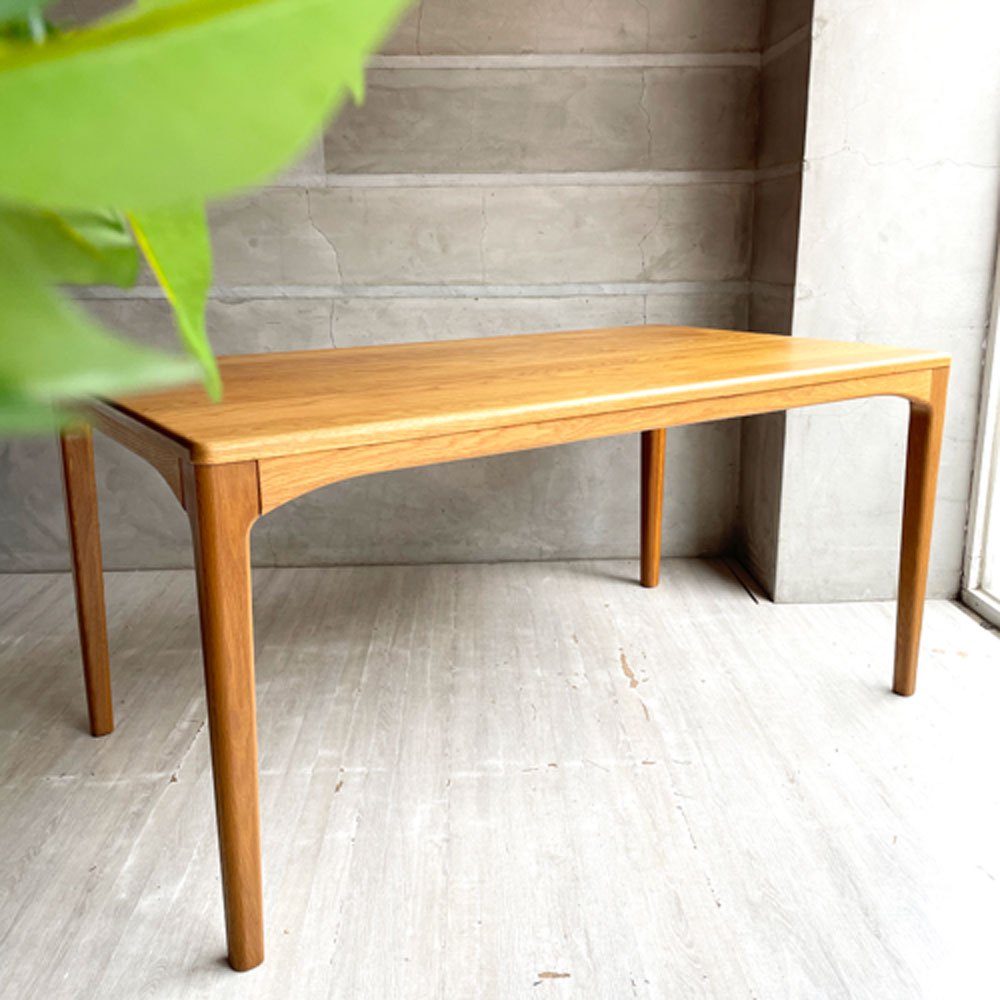 シキファニチア SIKI FURNITURE ノース NORTH ダイニングテーブル ブラックチェリー材 W150㎝ 原久雄 定価 ¥183,700- ♪