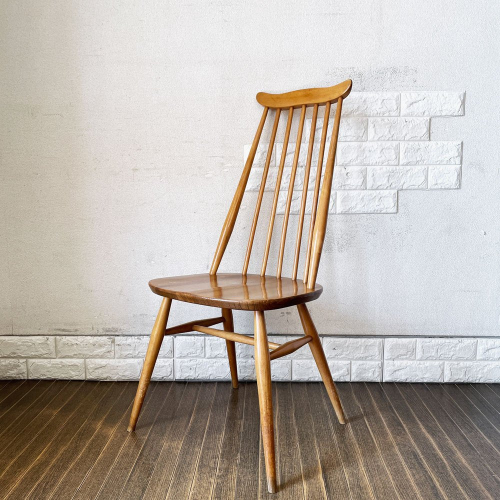 ダイニングチェア】1 米国 木製 ウィンザーチェア スティックバック◎