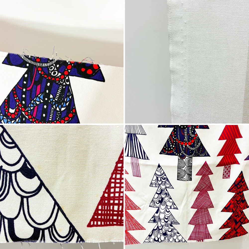 マリメッコ marimekko クーシコッサ Kuusikosssa もみの木 ファブリック 生地 Maija Louekari 北欧雑貨 約150×156cm ●