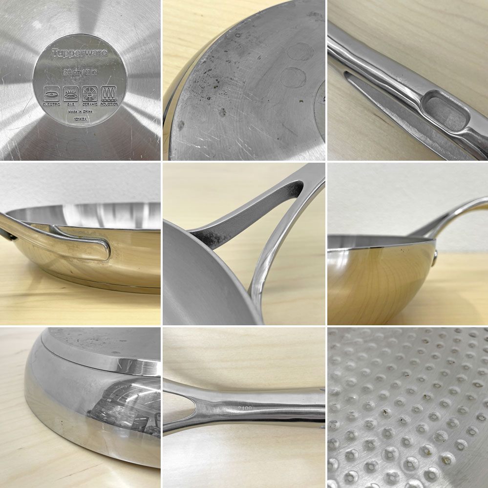 タッパーウェア Tupperware マストロクックウェア 28cm フライパン IH対応 日本未発売〓