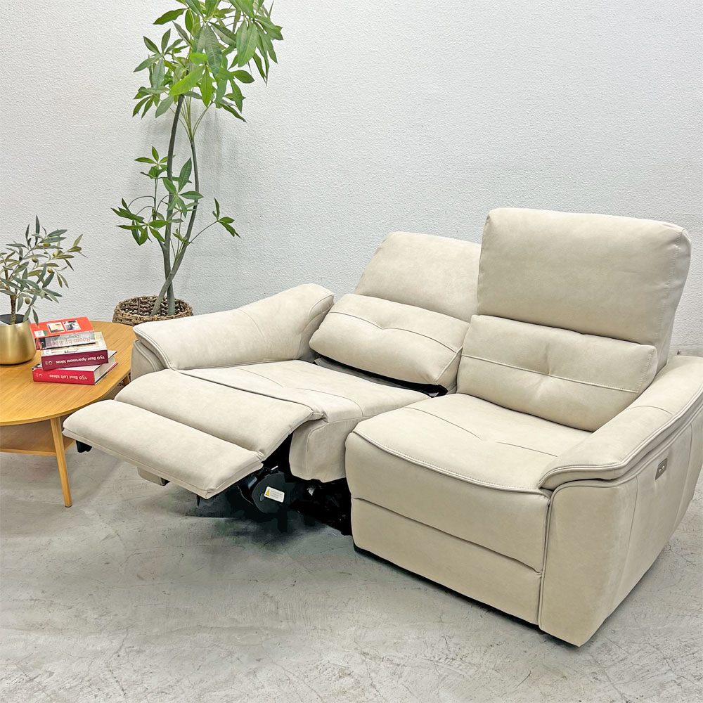 リラックスフォーム RELAX FORM バッジオ BAGGIO 2pソファ 2割れタイプ 電動リクライニング w142cm 関家具 〓