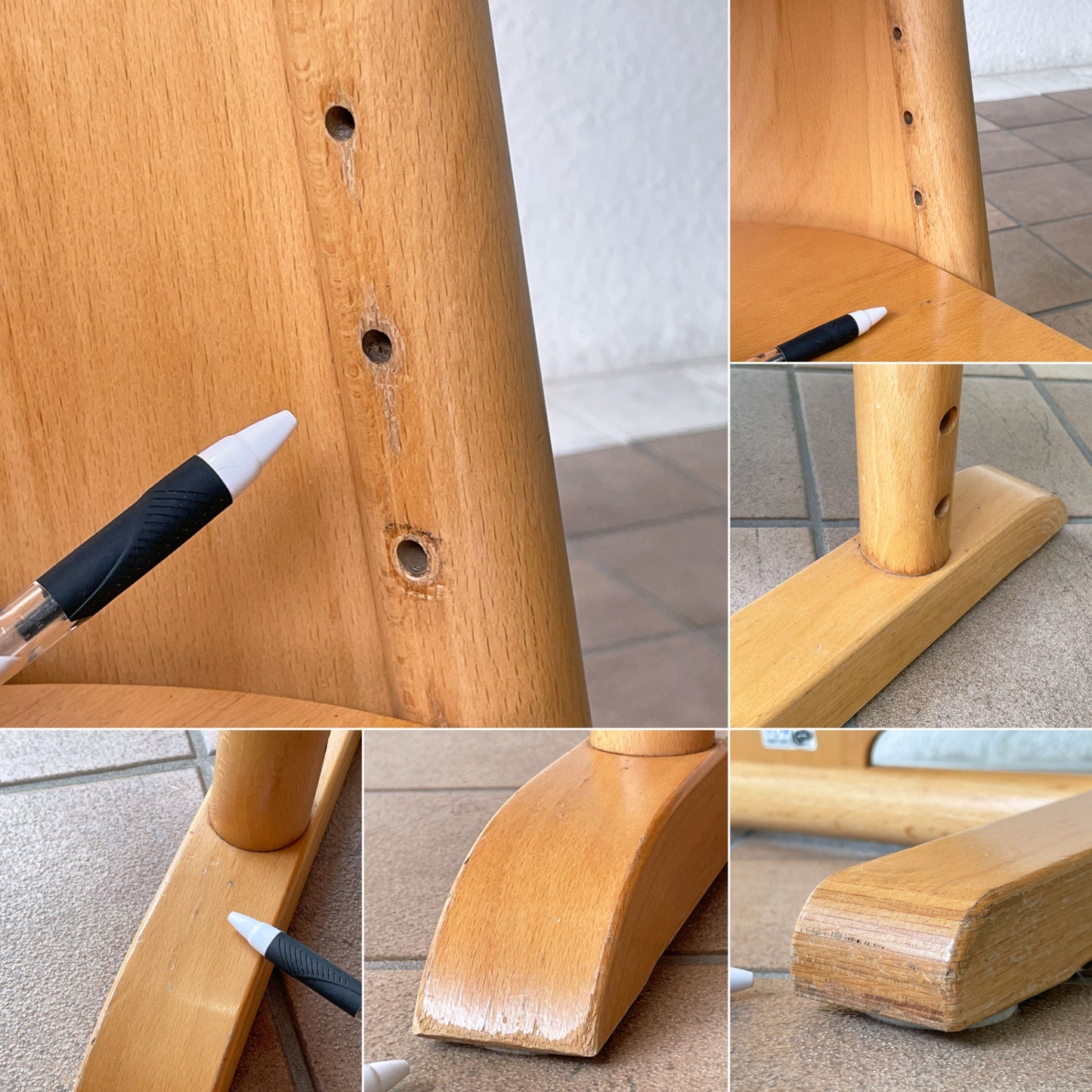 モイジ MOIZI モイジチェア1 MOIZI CHAIR ベビー チャイルドチェア ピーター・モイジ 子供椅子 ブナ材 ナチュラル ドイツ 定価55,000円 ◇