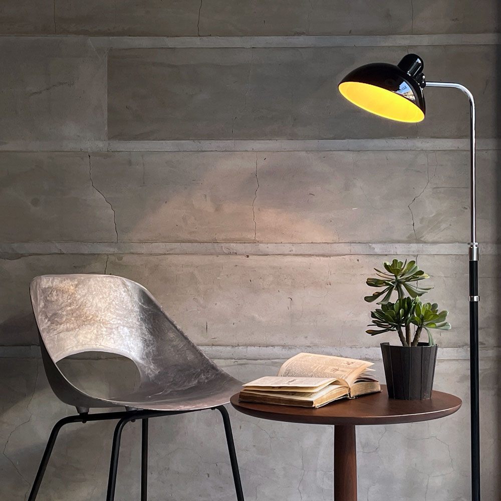 フリッツハンセン Fritz Hansen カイザーイデル KAISER IDELL フロアランプ ブラック 6580-F LUXUS クリスチャン・デル 定価¥173,800-♪
