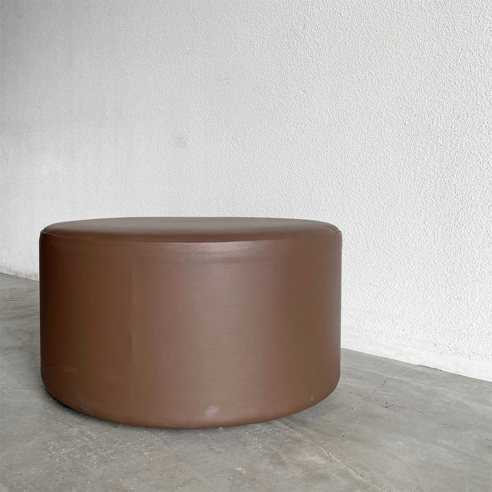 satsブラウンレザー風オットマン sats様専用ブラウンレザー風オットマン