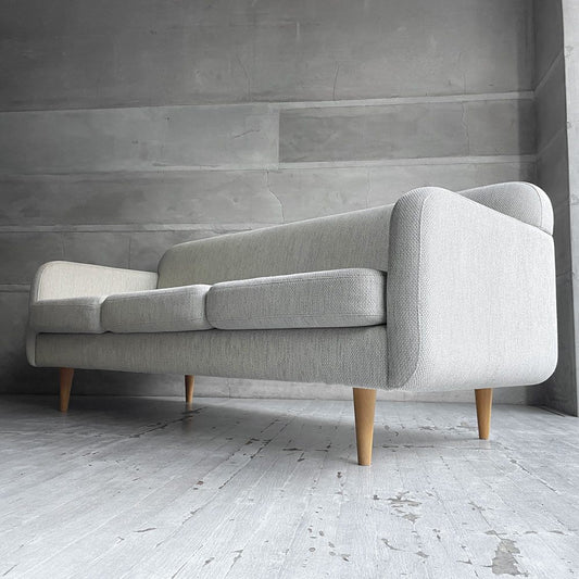 イデー IDEE ポーラ POLA SOFA 2.5人掛けソファ 2.5P ビーチ材 ファブリック ライトグレー系カラー 北欧スタイル 受注生産品 参考定価¥279,900~ ♪