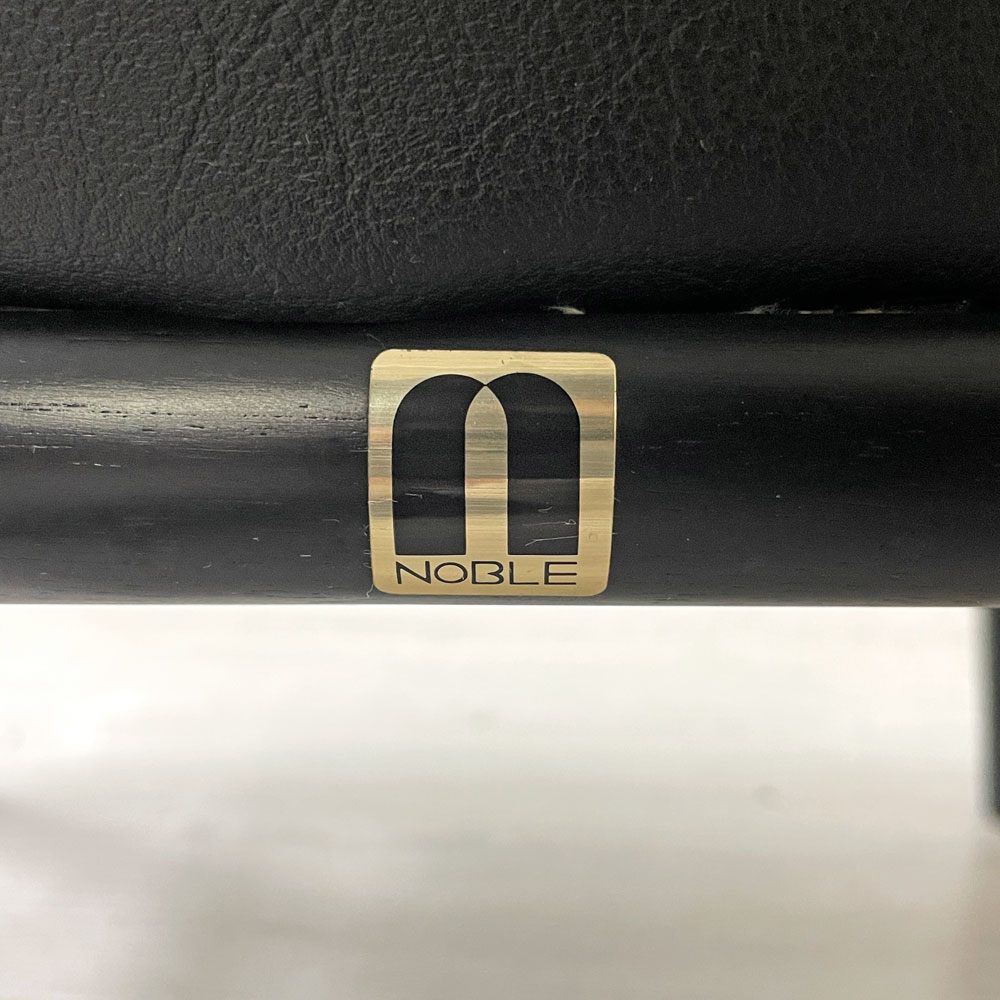 ノーブル家具工業 NOBLE アームチェア LDチェア PVCレザー ポストモダン C ●