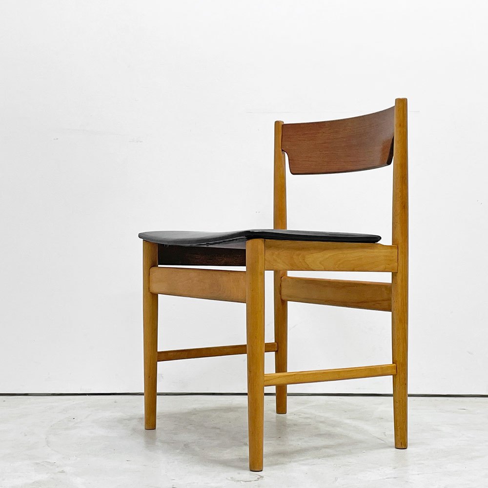 ポーランドビンテージ Polish vintage ダイニングチェア チーク材