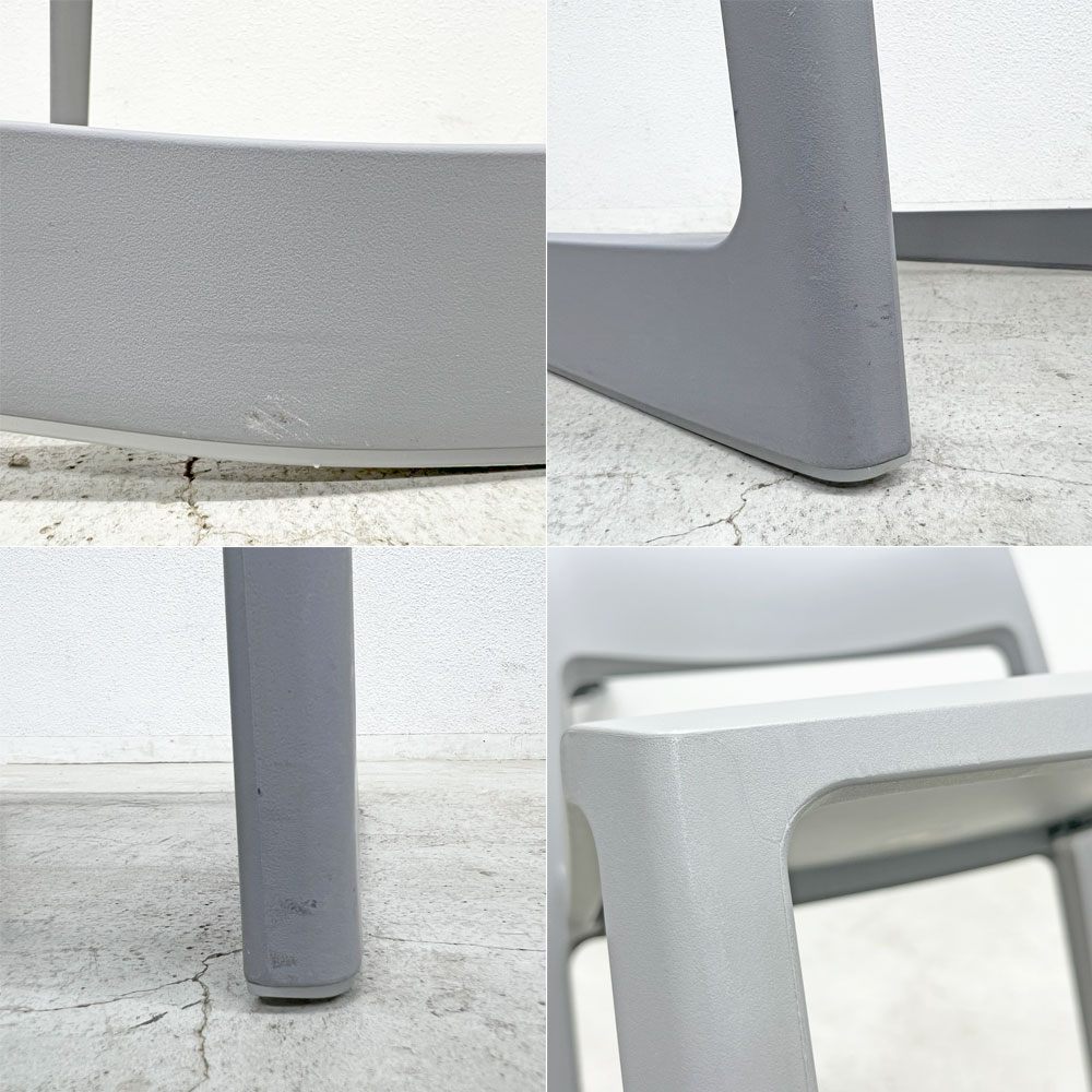 ヴィトラ Vitra ティプトン Tip Ton ワークチェア スタッキングチェア デスクチェア チルト機能 グレー色 B〓