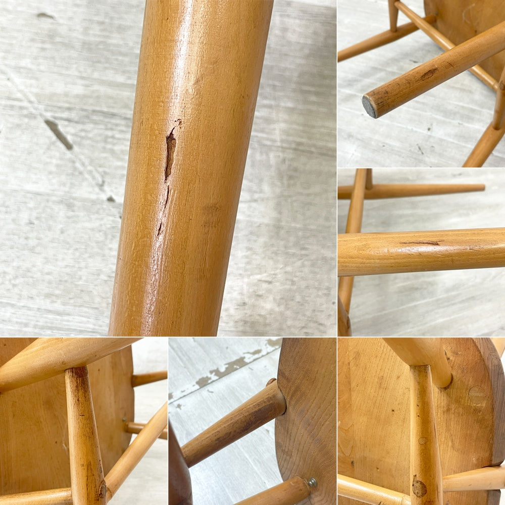 アーコール Ercol クエーカーチェア アームチェア UKビンテージ Vintage 英国家具 ●