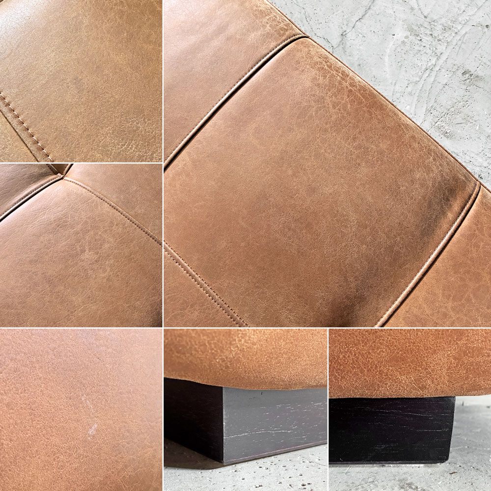 リラックスフォーム RELAX FORM トレビソ TREVISO スモールカウチソファ 右カウチ W240cm スーパーレザーテックス オーカーブラウン 関家具 参考価格¥229,800- B 〓