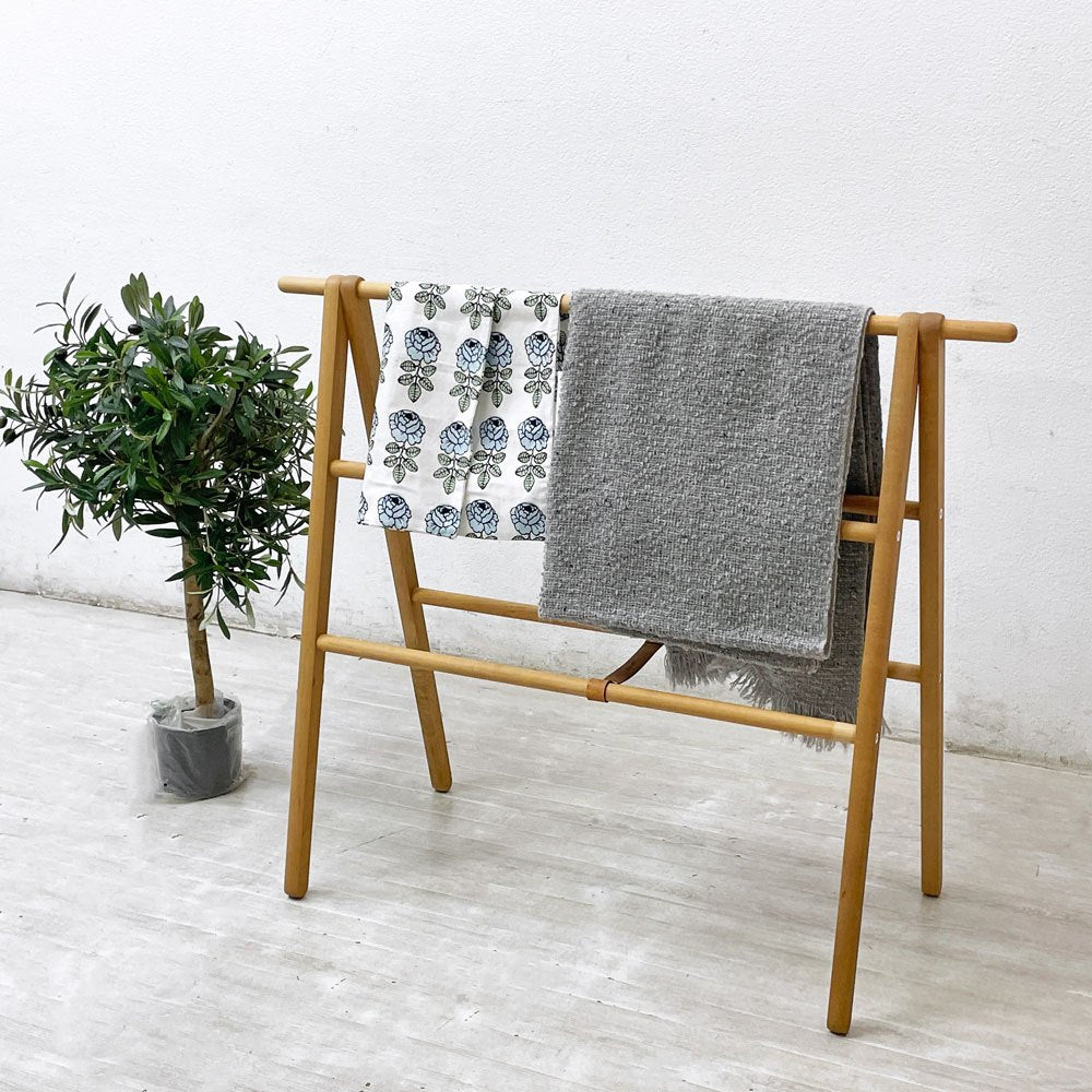 コサイン cosine ドレスラック メープル材 W95cm タオルハンガー ランドリーラック 旭川家具 ●
