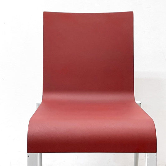 ヴィトラ vitra. ゼロスリー .03 ダイニングチェア スタッキングチェア マールテン・ヴァン・セーヴェレン Maarten Van Severen レッド B ●