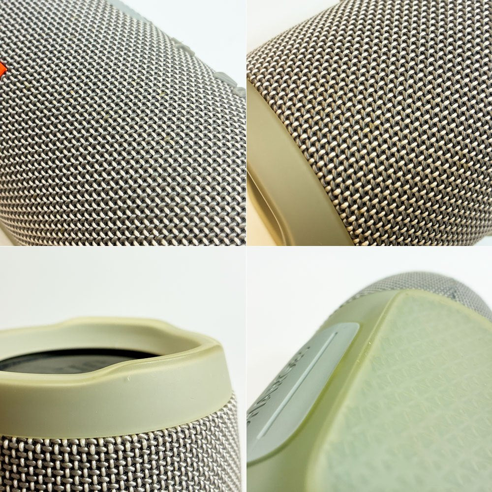 JBL チャージ3 CHARGE3 Bluetooth ポータブルスピーカー 内蔵バッテリー 防水 グレー アダプタ付属 ★