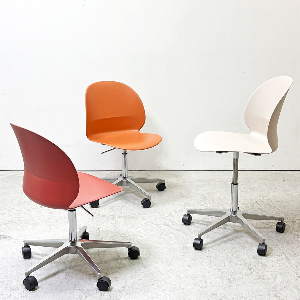 フリッツハンセン Fritz Hansen エヌゼロツー N02 リサイクルチェア キャスターチェア デスクチェア 佐藤オオキ nendo オフホワイト 参考定価¥91,080- ●