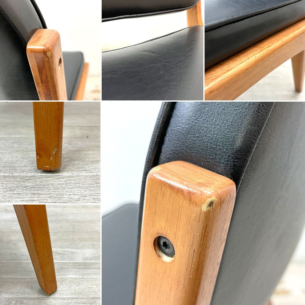 アクメファニチャー ACME Furniture シエラチェア SIERRA CHAIR ダイニングチェア ラバーウッド ビニールレザーシート A ●
