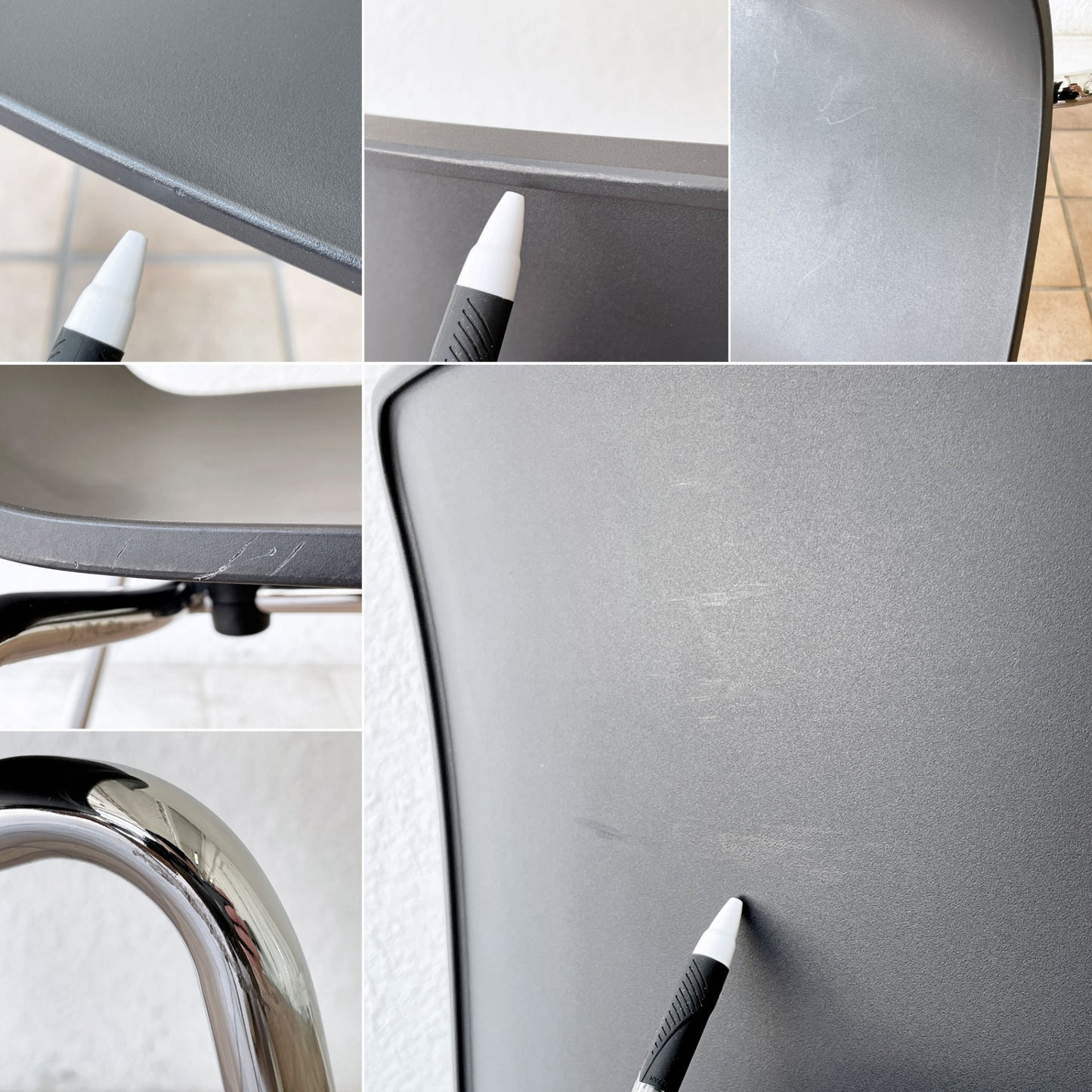 ヴィトラ vitra ハル HAL ハルチューブ サイドチェア ダイニングチェア ブラック スタッキング ジャスパー モリソン A ◇