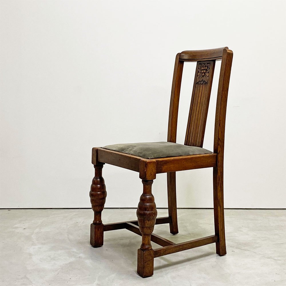 UKビンテージ UK vintage オーク材 ダイニングチェア バルボス