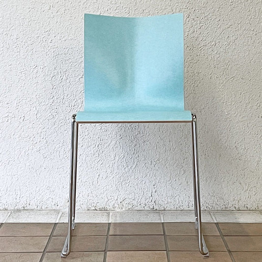 エンゲルブレヒト Engelbrechts チャリック CHAIRIK 107 ダイニングチェア スタッキング そり足 ボルドー 未使用品 デンマーク B ◇