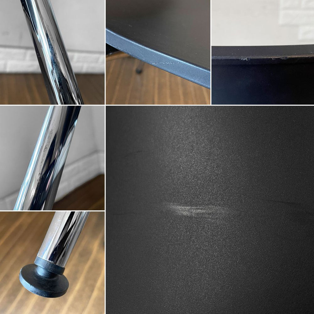 ヴィトラ vitra ハルチューブ HAL Tube サイドチェア ダイニングチェア ブラック スタッキング ジャスパー・モリソン 定価¥39,600- ◎
