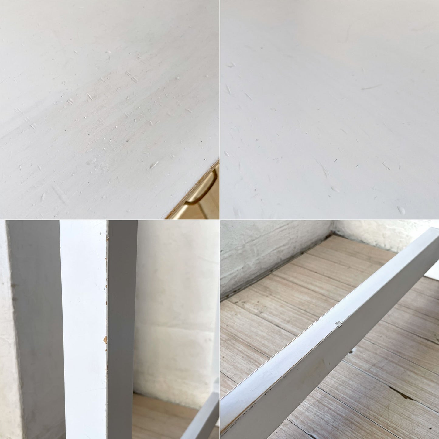 モモナチュラル Momo natural シエル CIELE クレフデスク CLEF DESK パイン材 ホワイトペイント ★