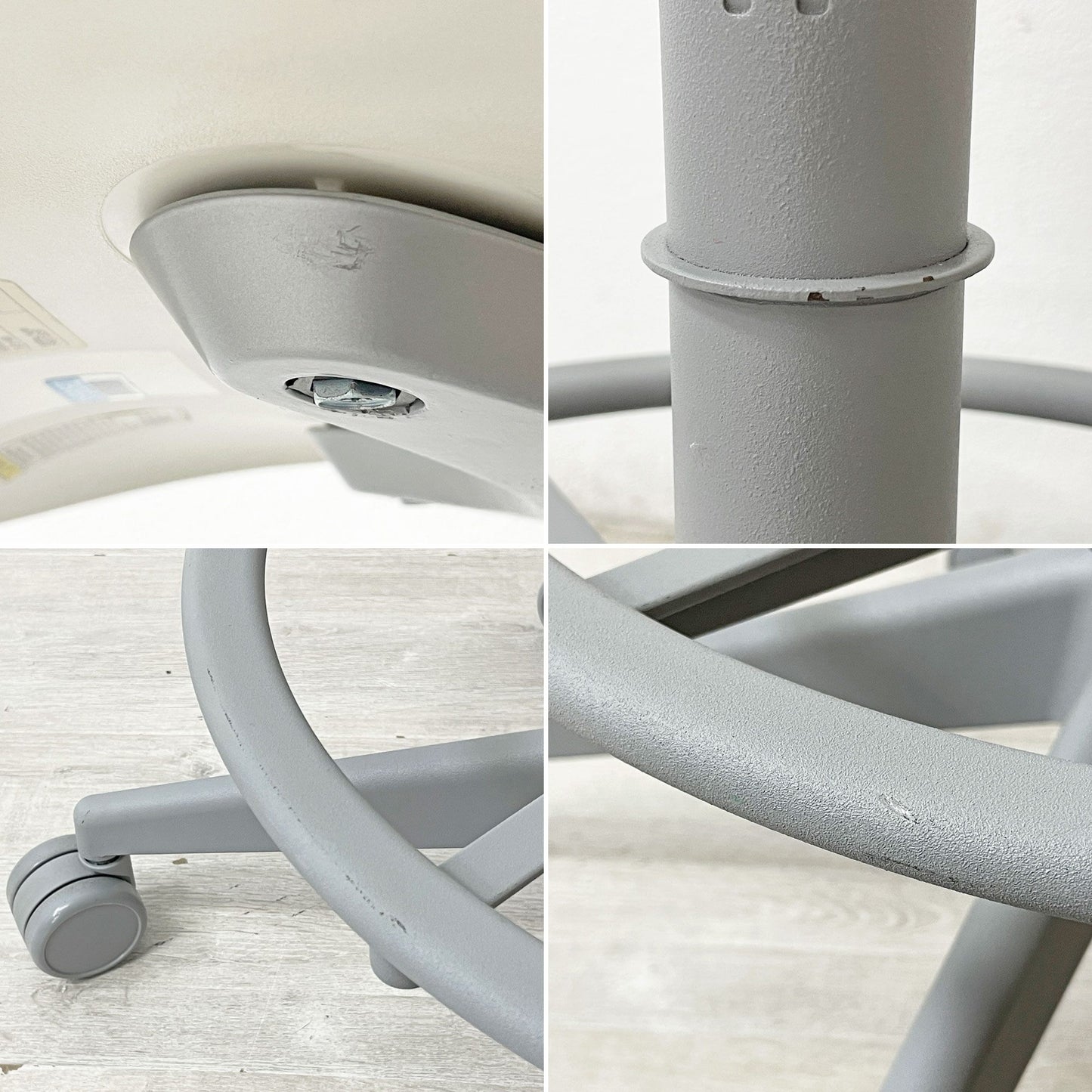 スチールケース Steelcase ノード ファイブスター スツール Node FIVE-STAR STOOL ハイスツール 製図チェア キャスター オフィス 定価約87,000円 ●