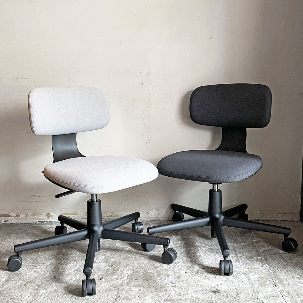 ヴィトラ vitra ルーキー Rookie デスクチェア キャスターチェア コンスタンチン・グルチッチ ダークグレー系ファブリック 定価¥66,000- ■