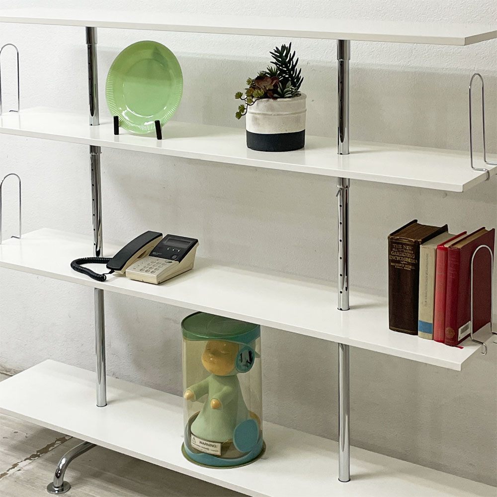 テクタ TECTA S44 シェルフ ブックシェルフ ディスプレイラック マルセル・ブロイヤー Marcel Breuer MDF材 ホワイト バウハウス 定価 ¥269,500- ●