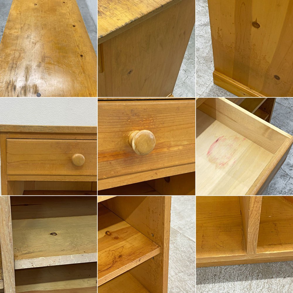 カーフ Karf パインコレクション PINE COLLECTION ショップカウンター サイドボード チェスト W150cm カントリースタイル ◎