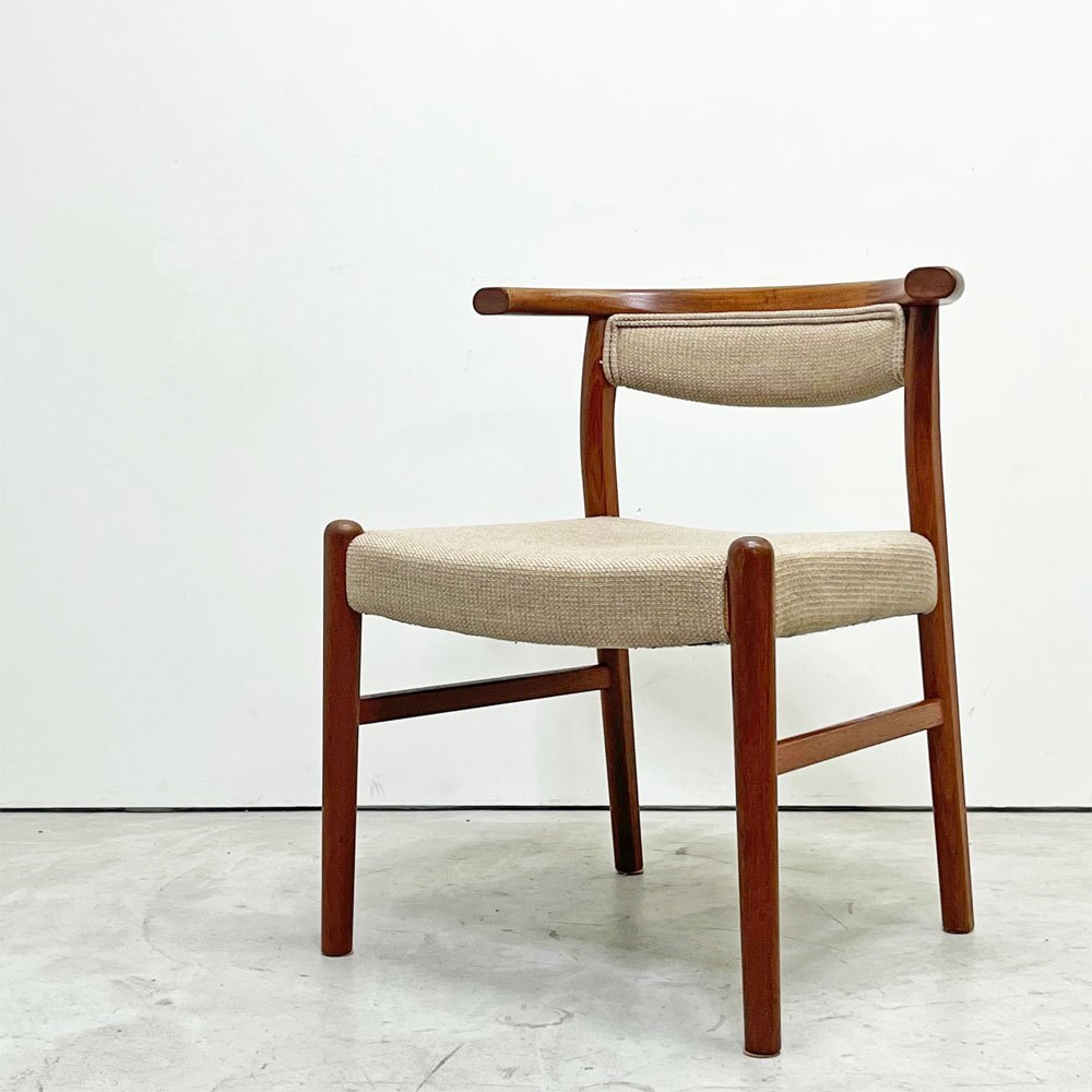 青林製作所 ハーフアームチェア ダイニングチェア チーク無垢材