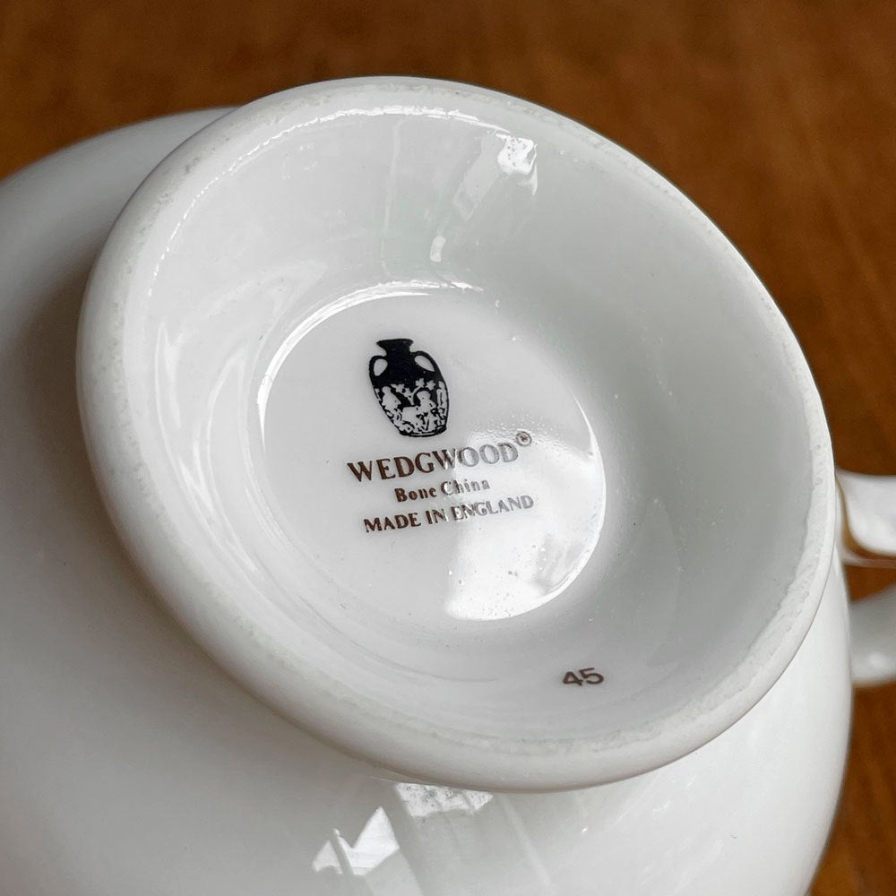 ウェッジウッド WEDGWOOD コロラド Colorado スープボウル&ソーサー 金彩 壺ロゴ 英国 A ♪