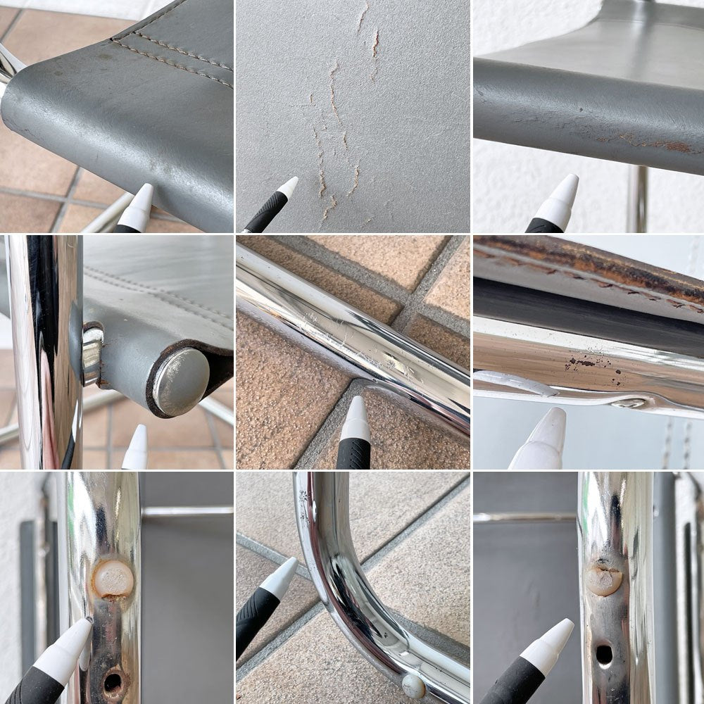 スタジオライン studio Line S34 カンティレバー アームチェア ダイニングチェア Mart Stam マルト スタム イタリア製 村田合同取り扱い リプロダクト A ◇