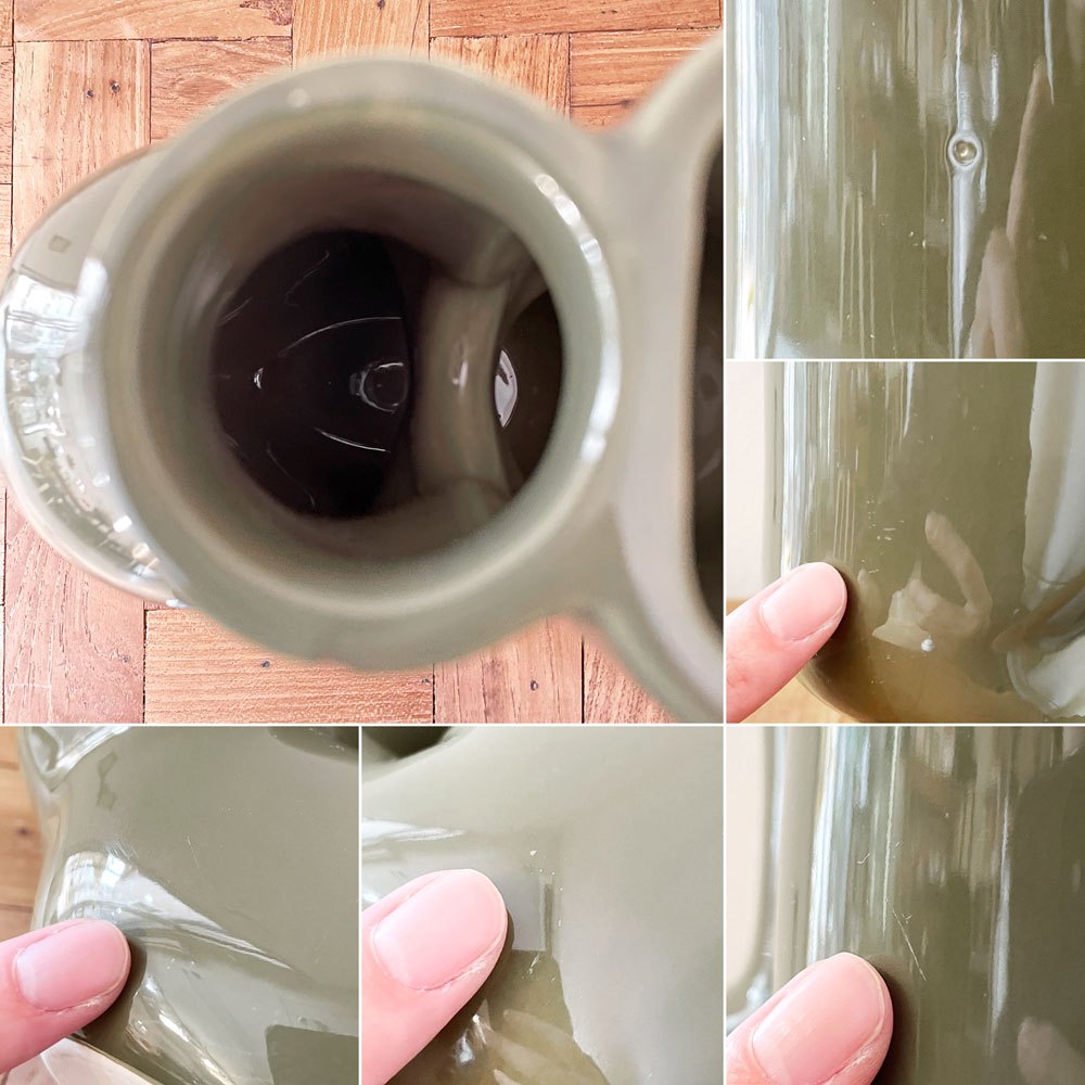 ヘイ HAY チュビー Chubby Vase フラワーベース オリーブグリーン H19.5cm ワン&ソーダーストロム Wang & Soderstrom デンマーク 参考価格¥18,700- ◎