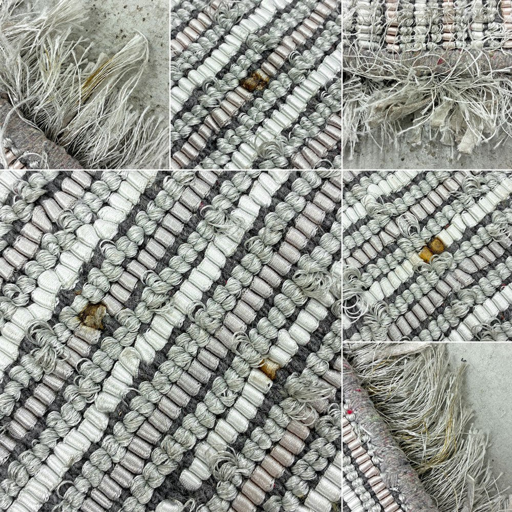 スプリングヴァレー SPRING VALLEY ミスティックシャギー Mystique Shaggy パイルラグ 190×300cm シルバー ポリエステル 展示品 〓