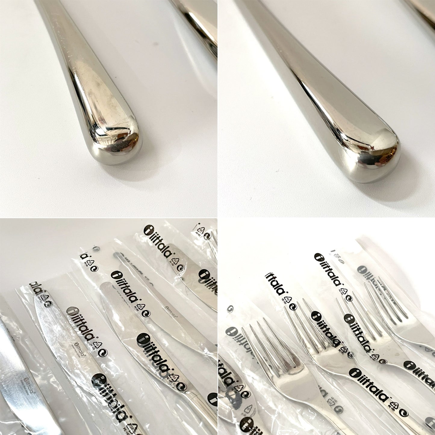 イッタラ iittala ピアノ piano カトラリー ディナーナイフ&ディナーフォーク 合計10本 レンゾ・ピアノ 美品 ★