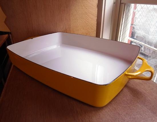 dansk/ダンスク Kobenstyle ベーキングパン 黄 ビンテージ品