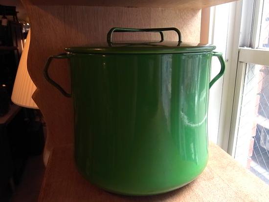 dansk/ダンスク Kobenstyle 両手深鍋 緑 ビンテージ品