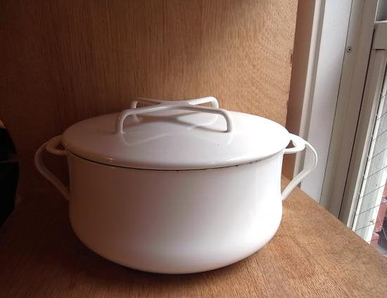 dansk/ダンスク Kobenstyle 両手鍋 白 ビンテージ品