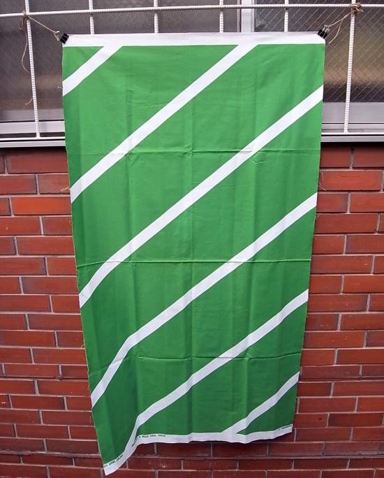 マリメッコ/marimekko ビンテージファブリック BASSO 127x75 Green