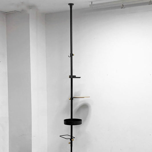 ドローアライン DRAW A LINE テンションロッド Tension Rod C + テーブル&トレイ&ブックスタンド&フックA&シューズラック付き ●