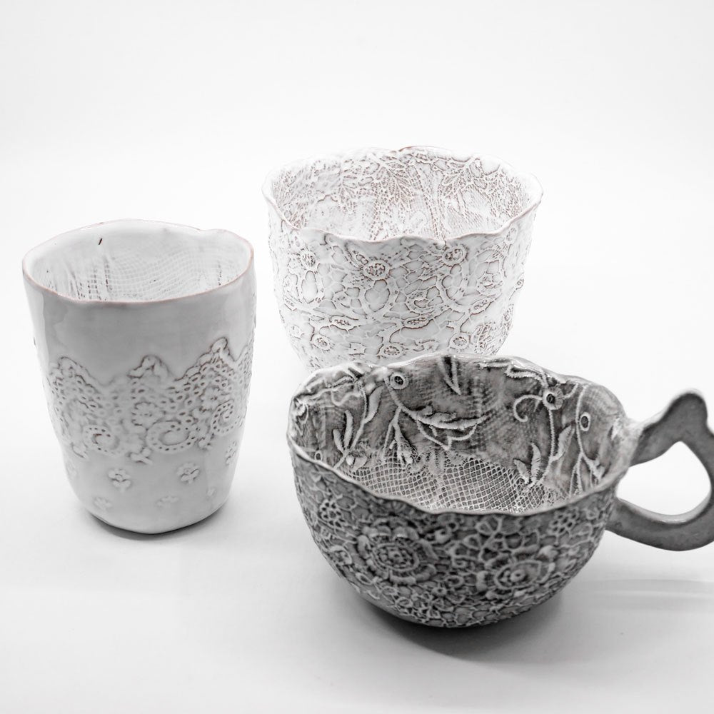 ヴァレリーカサド Valerie Casado ティーカップ スープボール ブラック Noir 陶磁器 フランス ●