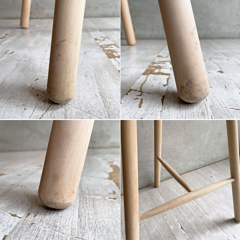 ワーナー Werner シューメーカーチェア Shoemaker Chair NO.69 スツール ビーチ材 ソープ仕上げ ラーズ・ワーナー デンマーク 北欧家具 ♪