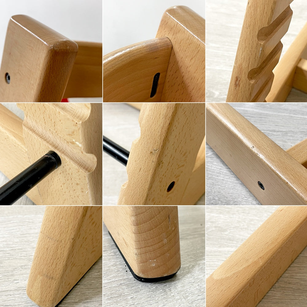 ストッケ STOKKE トリップトラップ TRIPP TRAPP ベビーチェア キッズチェア ナチュラル S/N無し プラスチックガード付 ノルウェー 北欧家具 ●