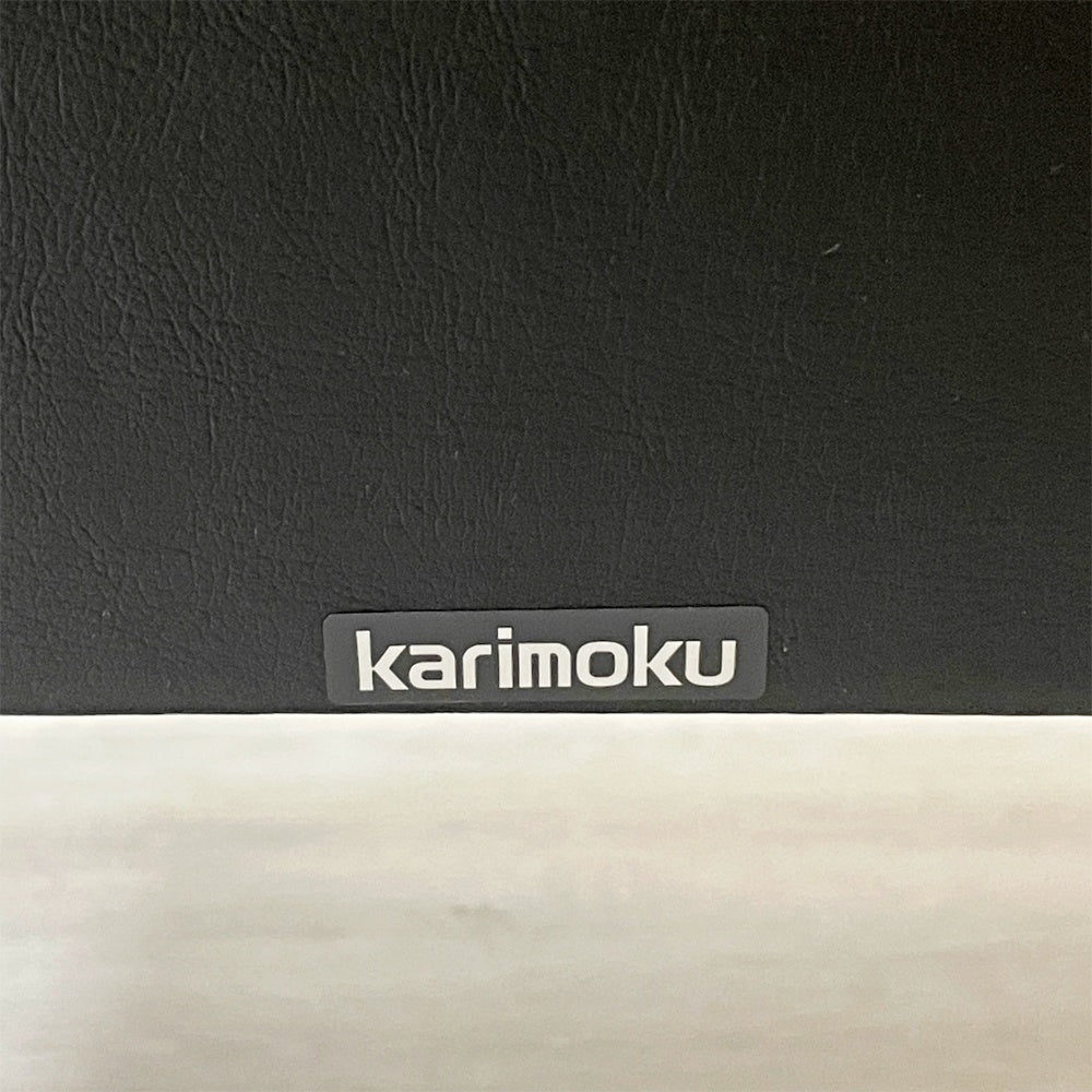 カリモク karimoku 肘掛け椅子 1Pソファ ブラック WS1190BK レトロモダン ジャパニーズミッドセンチュリー 国産 B ●