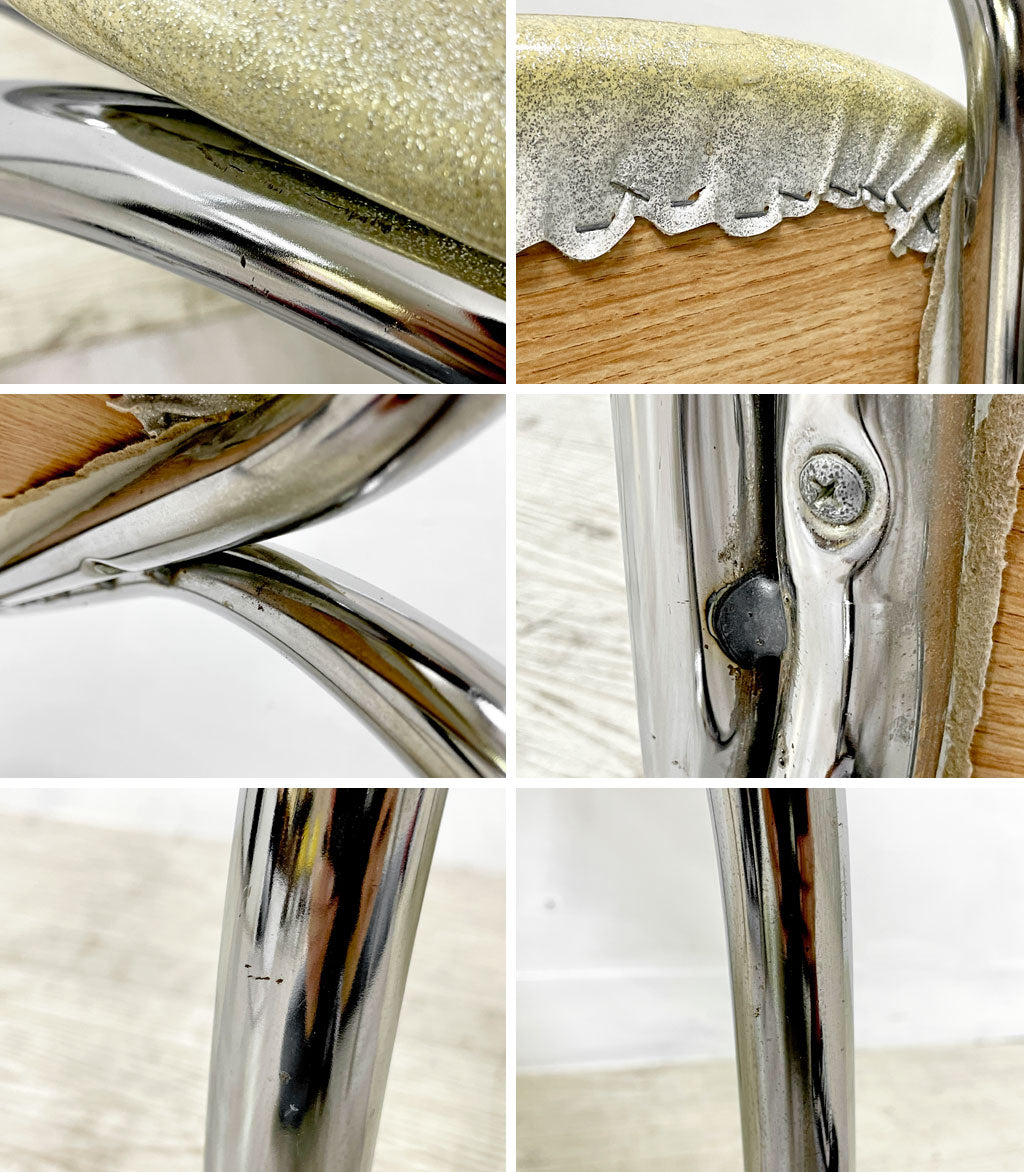 USビンテージ ダイニングチェア アメリカンダイナー メラミン × スチール ミッドセンチュリー アメリカ D ●