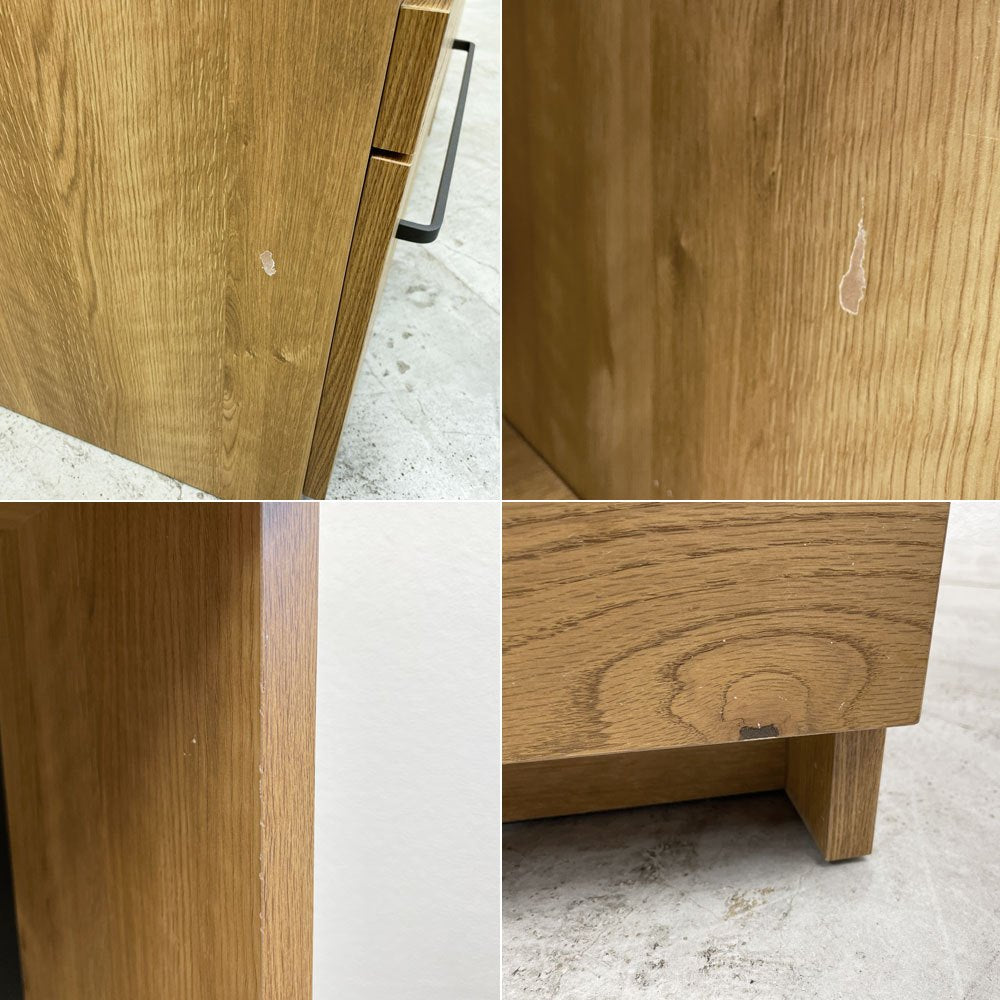 クラッシュゲート CRASH GATE ガルバ GALVA 120cm ダイニングボード ライトブラウン マグネット 食器棚 オーク材 定価231,000円 〓