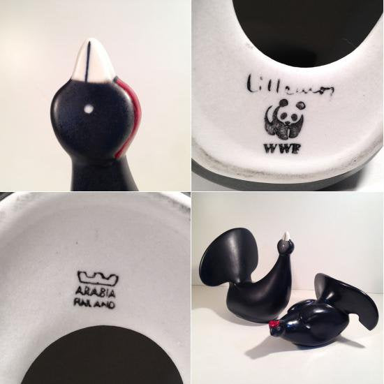 ARABIA / アラビア× WWF ( 世界自然保護基金 ) 希少ビンテージ 『 Lagopus muta / グランテトラ ( 雷鳥 ) 』 Lサイズ ★